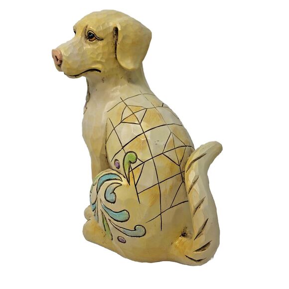 Jim Shore Yellow Labrador Retriever 10" Constance 2011 Outdoor Living Collection - Picture 5 of 14
